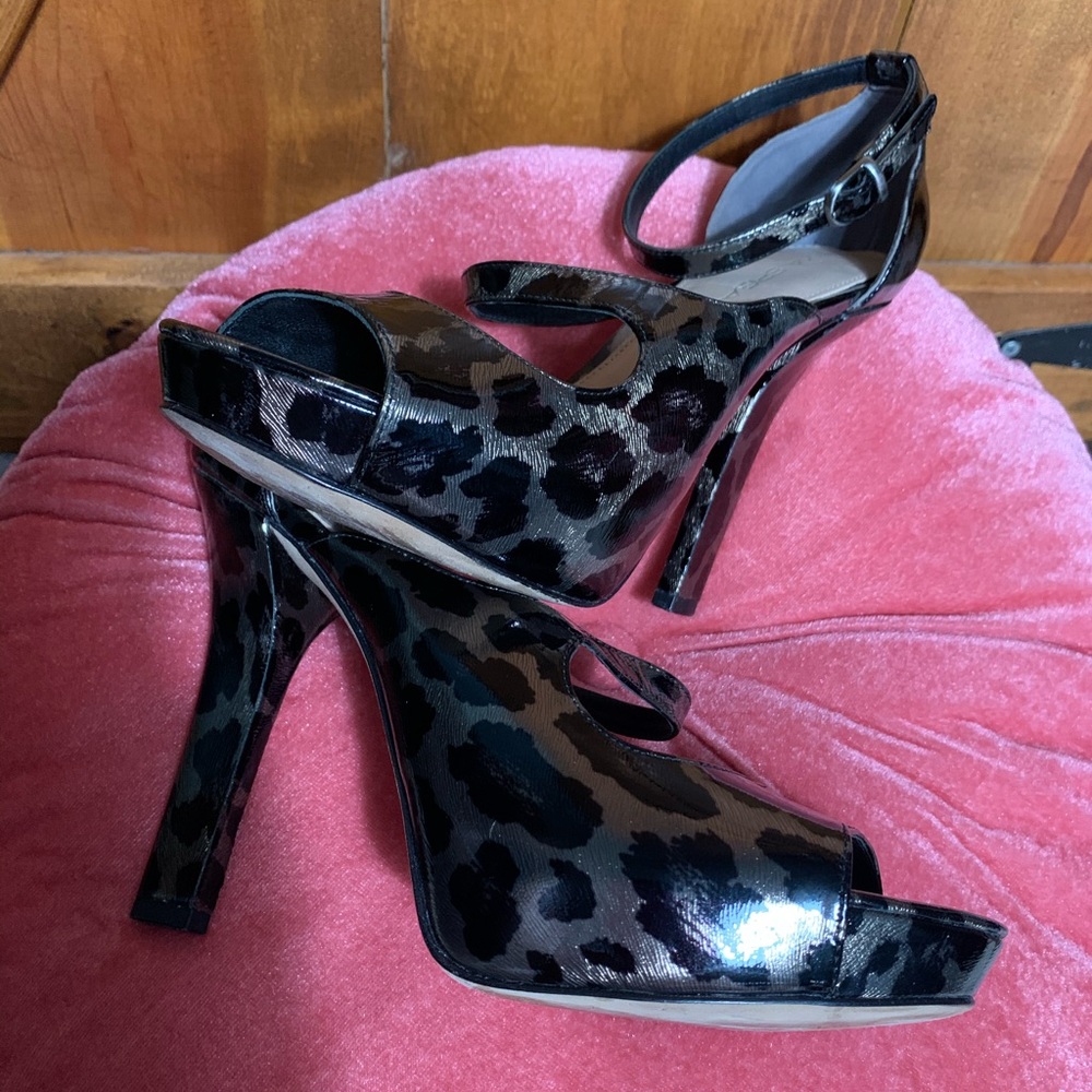 Via Spiga Cheetah print heels